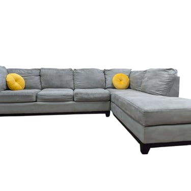 Teal Sectional w/ Chaise