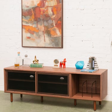 Edmund LP Record Storage Credenza