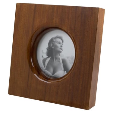 Emanuele Pantanella Wooden Picture Frame, Italy 1980s