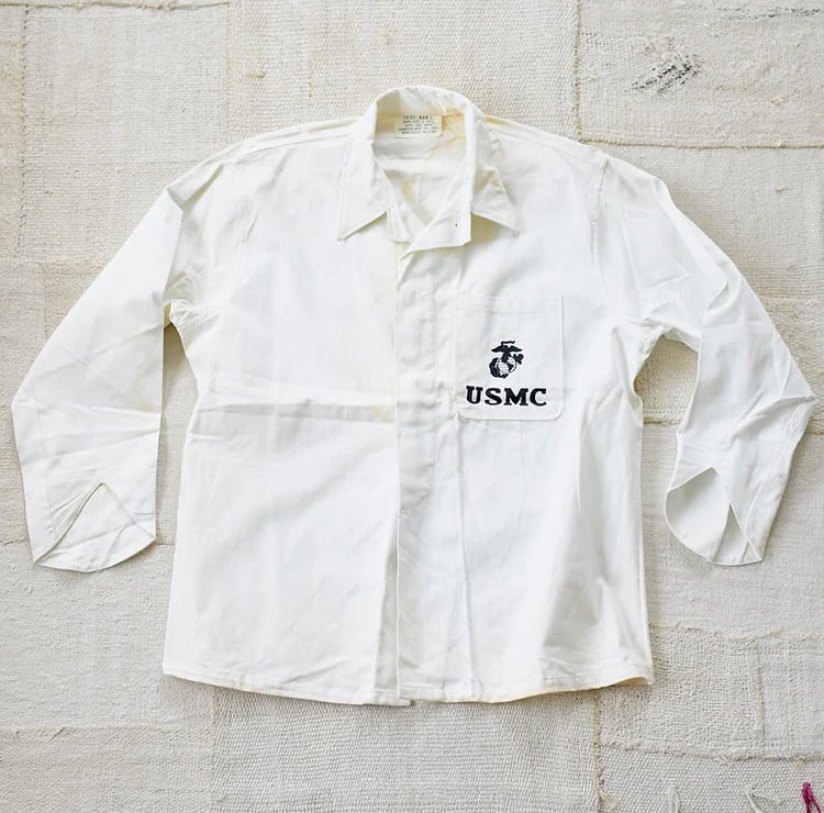 1950’s USMC FOOD HANDLER JACKET インディゴ染め xs2x
