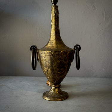 Brass and Iron Lamp
