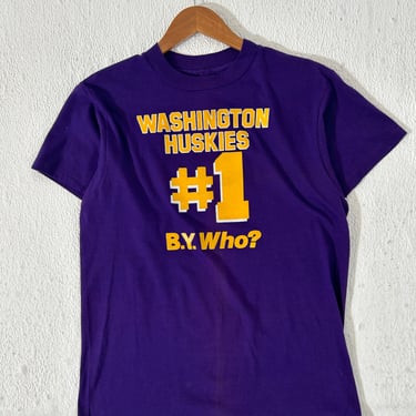 Washington Huskies #1 By Who? tshirt Sz L