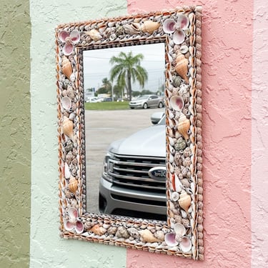 Old Florida Shell Mirror