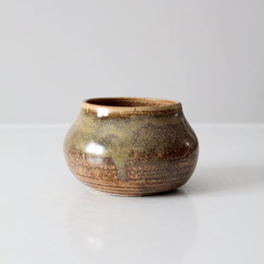 vintage studio pottery vase 