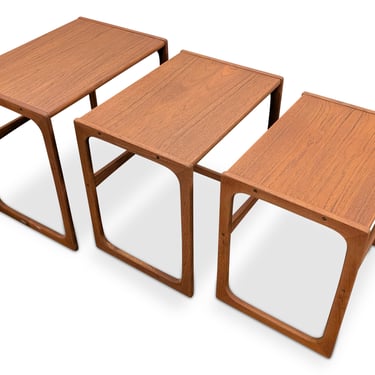 Teak Nesting Tables - 012548