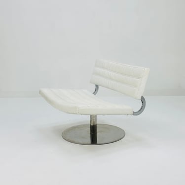 Mid century Modern swivel lounge chair 1970s 