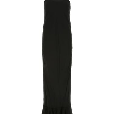 Khaite Woman Black Silk Dress