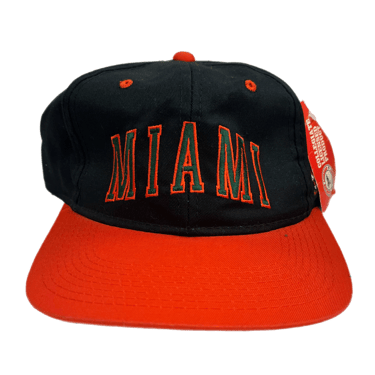 Vintage University Of Miami "Hurricanes" Hat