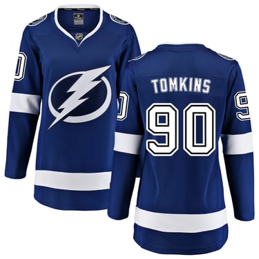 Matt Tomkins Tampa Bay Lightning Fanatics Branded Women's Home Breakaway Jersey - Blue