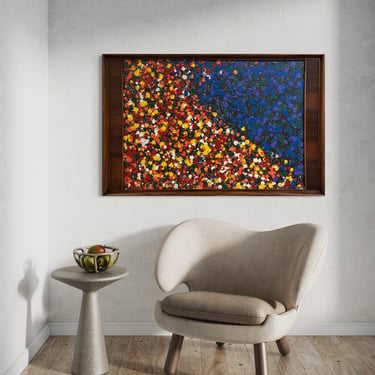 Original Chae Flux “The Battle of Power” Abstract Dots Painting 