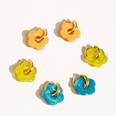 Petal 18K Gold Non-Tarnish Summer Flower Earring