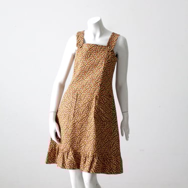 vintage 70s floral dress 