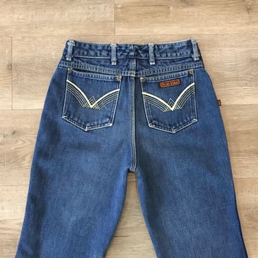 70's Bonjour High Rise Vintage Jeans / Size 24 