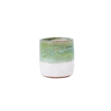 Kiliim | Half Green Ceramic Espresso Cup
