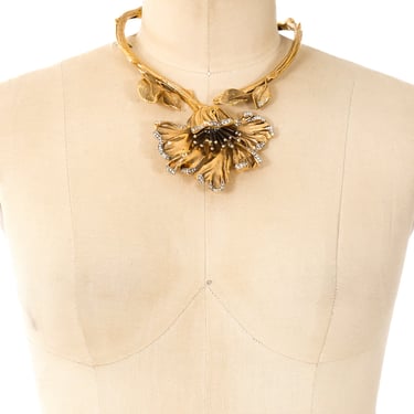 Roberto Cavalli Flower Collar Necklace