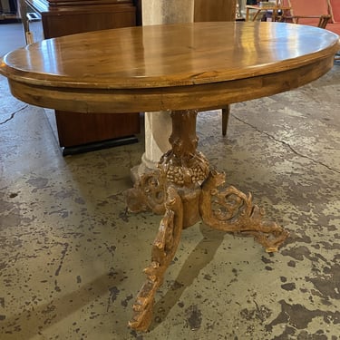 Carved Branch Based Parlor Table
