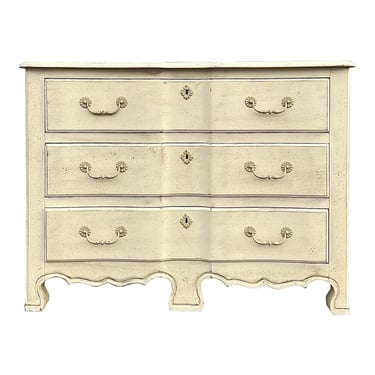 Hickory White Three Drawer French Country Commode 