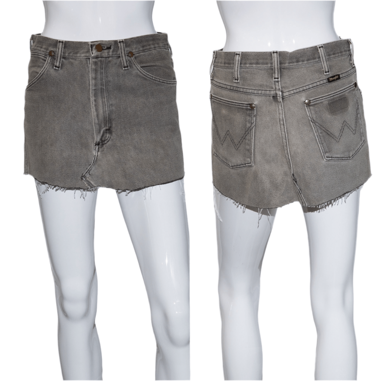 1980's Wranglers Cut Off Micro Mini Skirt - | Antique Sugar - Phoenix ...
