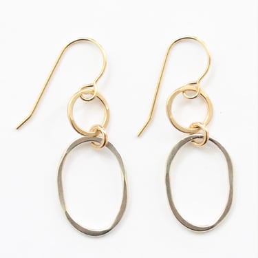 J&I Jewelry | 14kgf Circles Earrings