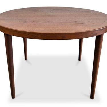 Kai Kristiansen Round Teak Table w Two Leaves - 062431