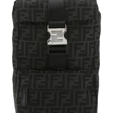 FENDI Embroidered fabric small Fendiness backpack