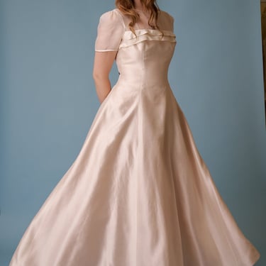 Peony Silk Gown