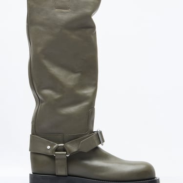 Burberry Women Leather Saddle High Boots