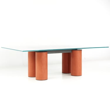 Massimo Vignelli Post Modern Glass Dining Table - Postmodern 