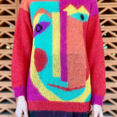 Abstract Faces Sweater
