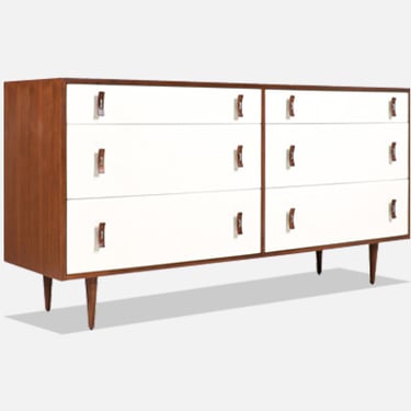 California Modern Two-Tone Lacquered Dresser by Stanley Young for Glenn of CA