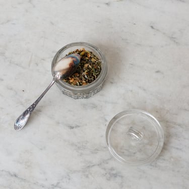 Glass Jam Pot