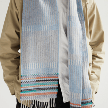 Wallace + Sewell | Bothy Periwinkle Lambswool Scarf