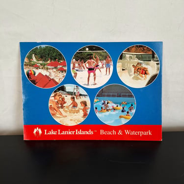 Vintage 80s / 90s Lake Lanier Islands Postcard 