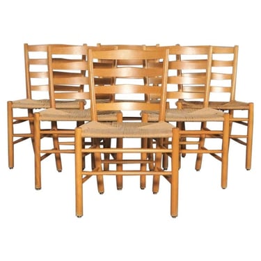 Set of Six Dining Room Chairs 