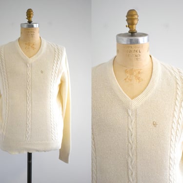 1970s/80s Christian Dior Silk Blend Men's Sweater 
