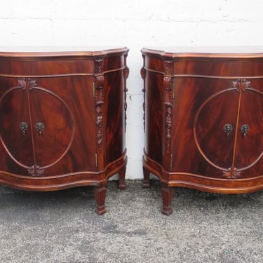 Imperial Bombay Buffets Sideboards Commodes Bathroom Vanities a Pair 5093