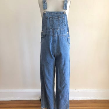 Blue Denim Overalls - Late 1990s/Early 2000s 