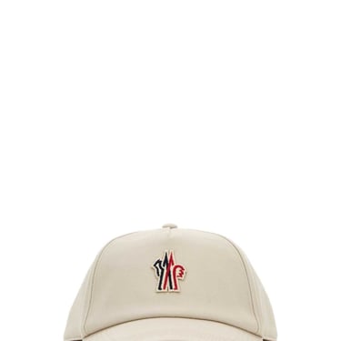 Moncler Grenoble Women Sand Cotton Baseball Cap