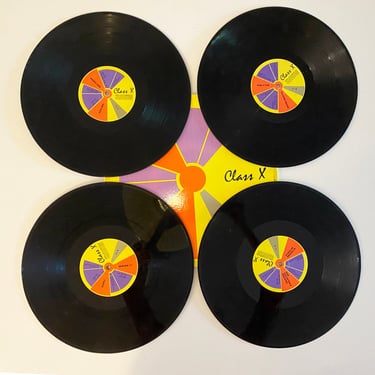 Lot of 2 RARE Class X Vinyl Record Sets (4 discs) | X-1 & X-2 | Razormaid 12