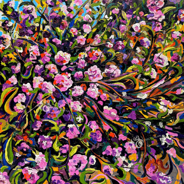 Pink Roses 36X36