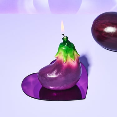 Eggplant Candle