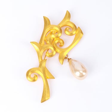 Pearl Vine Brooch