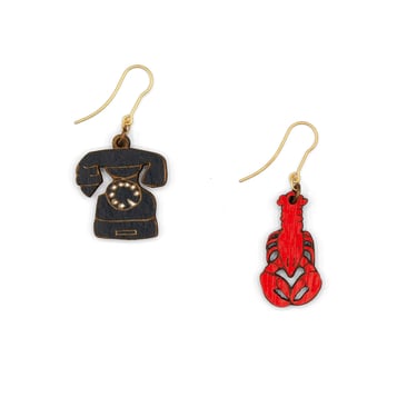 Earrings | Lobster & Telephone