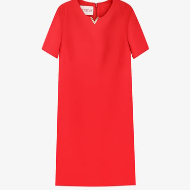 Valentino Woman Dress Woman Red Dresses