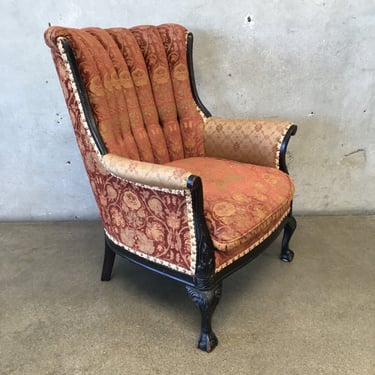 Vintage Chanel Back Wingback Chair