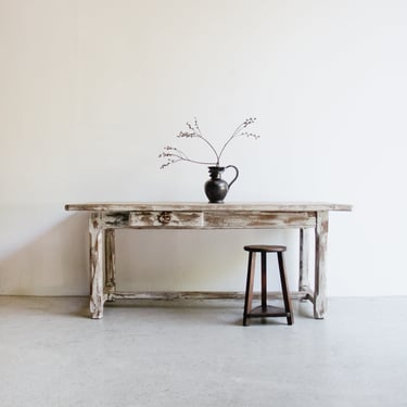 Whitewashed Oak Farm Table