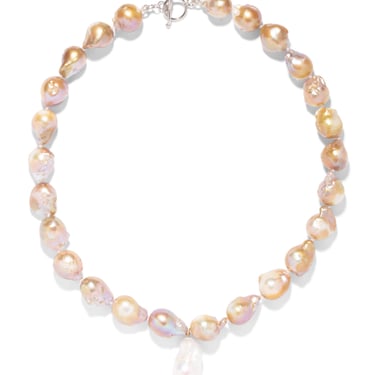 The Pink Reef Pink Baroque Pearl Necklace