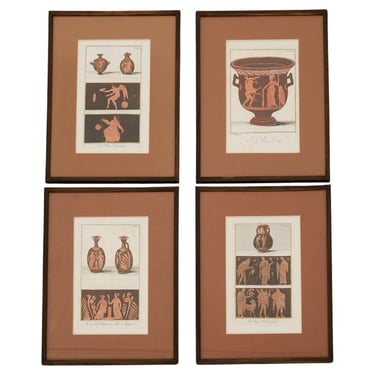 Set of Four Greco-Roman Neoclassical Engravings After Passeri