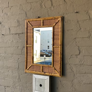 Scorched Bamboo Mirror