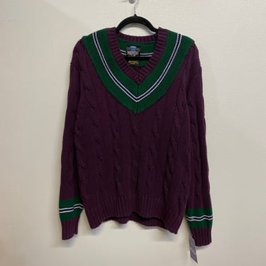 Vtg cable knit